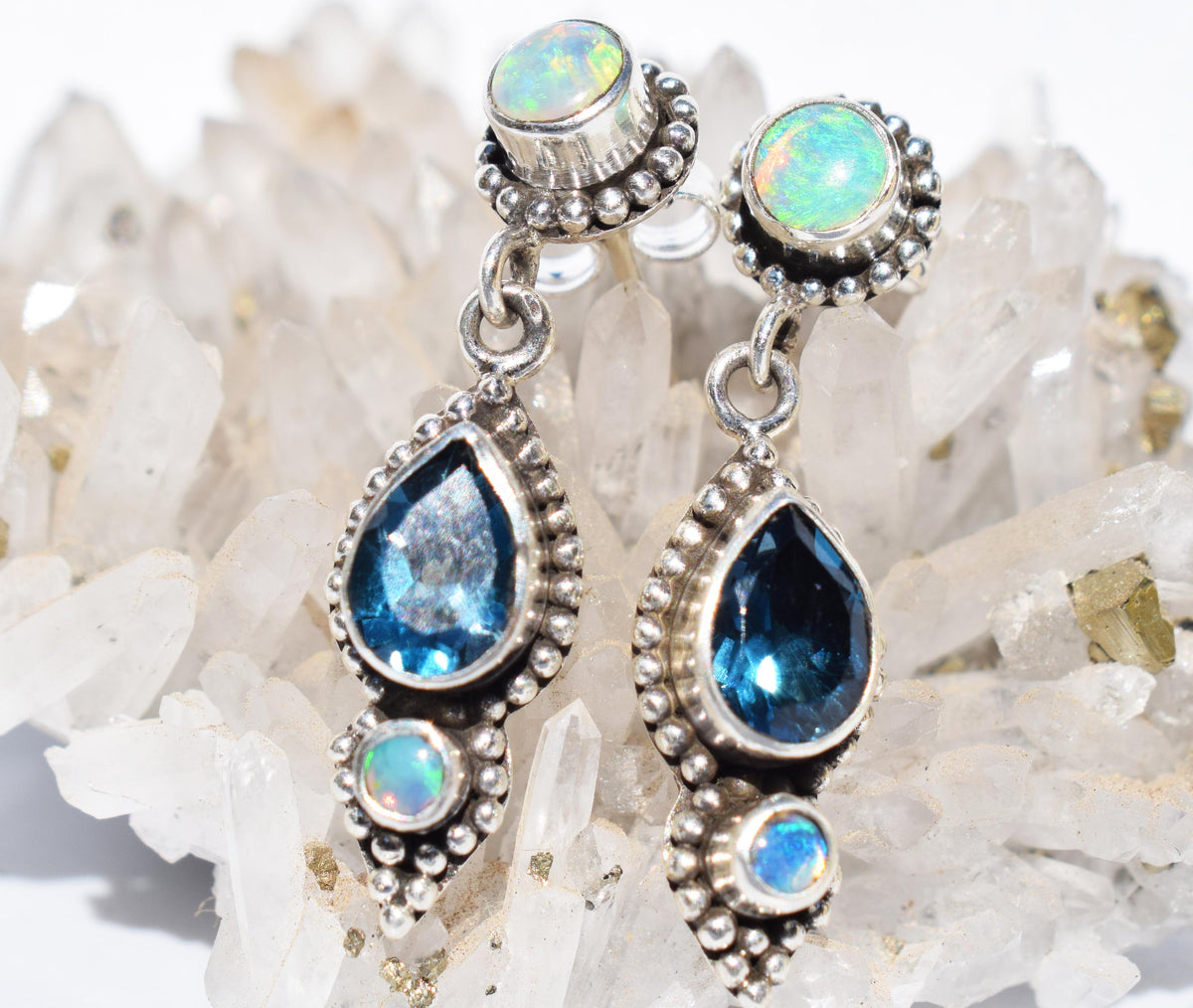 Aros Roma Topacio Ópalos