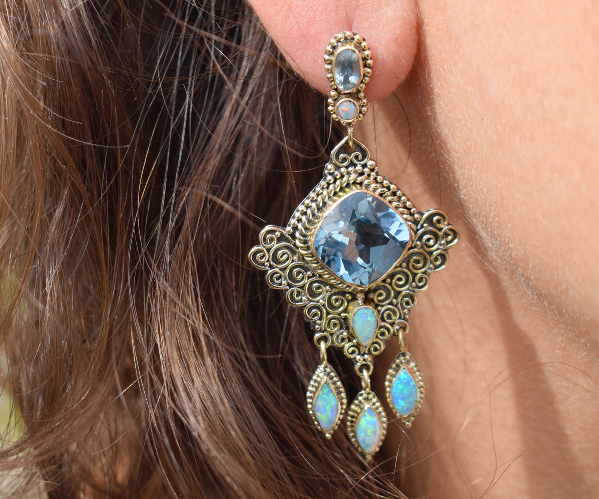 Aros El Cairo Topacio Opalo