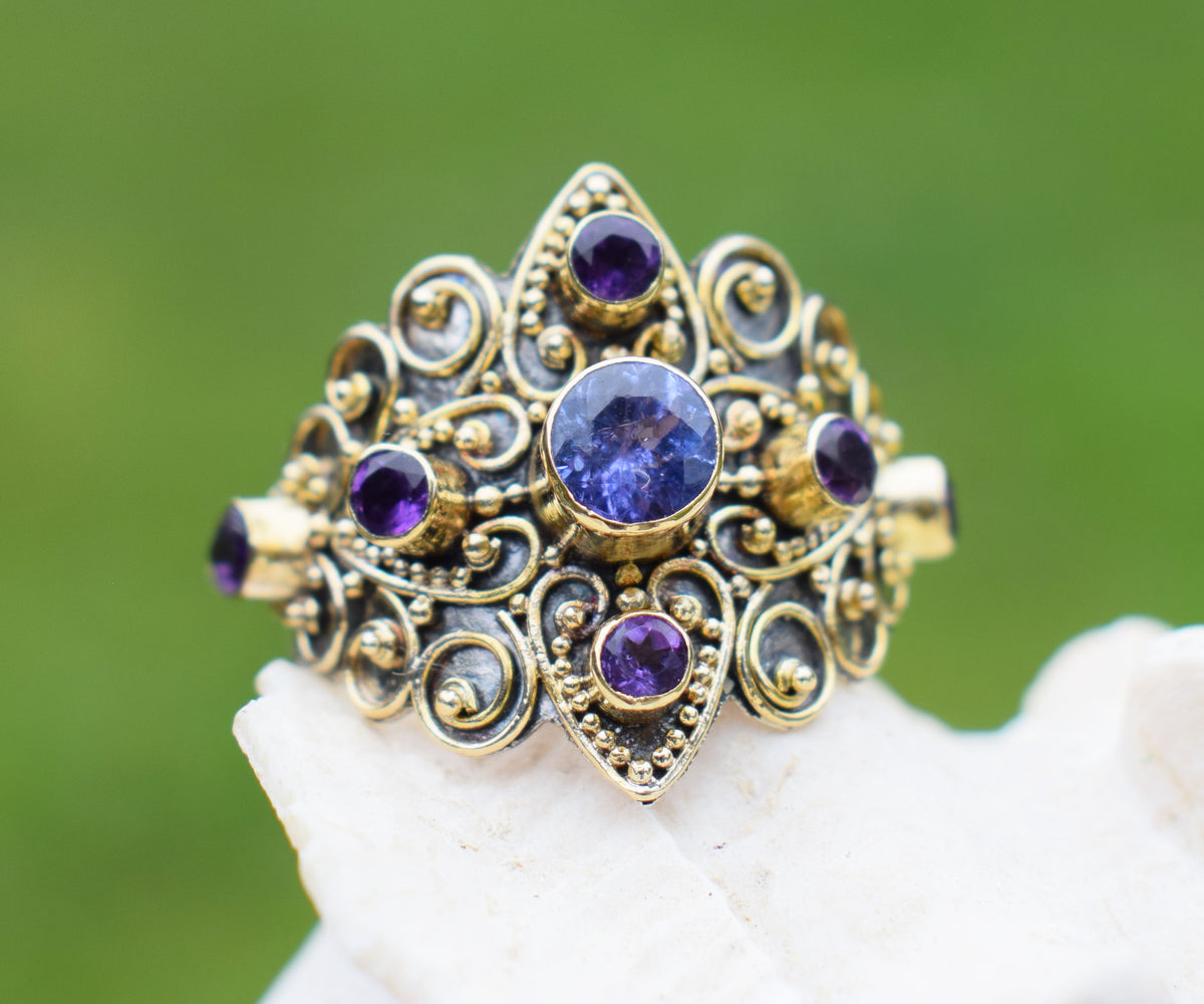 Anillo Habibi Tanzanita