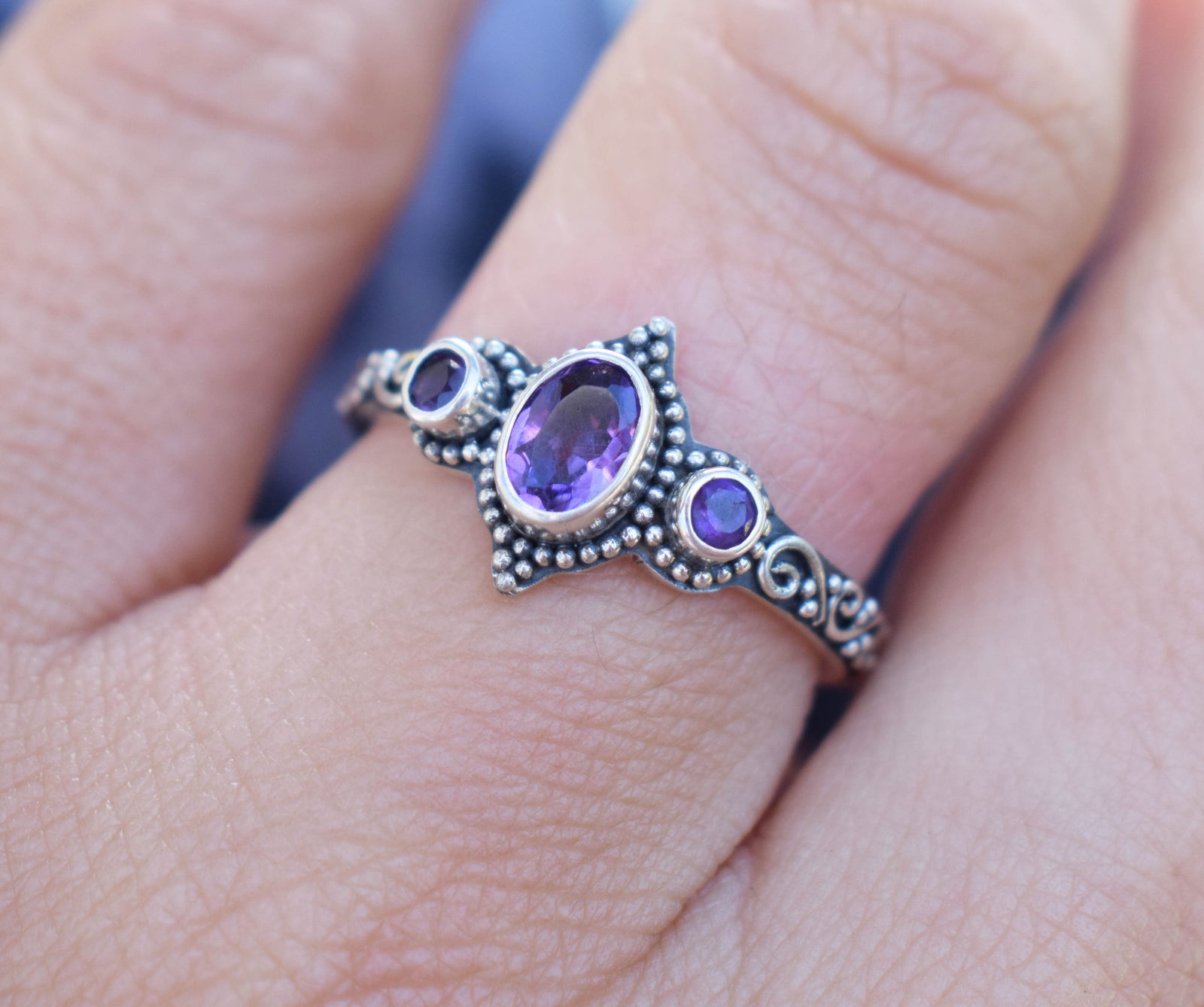 Anillo Roma Amatista