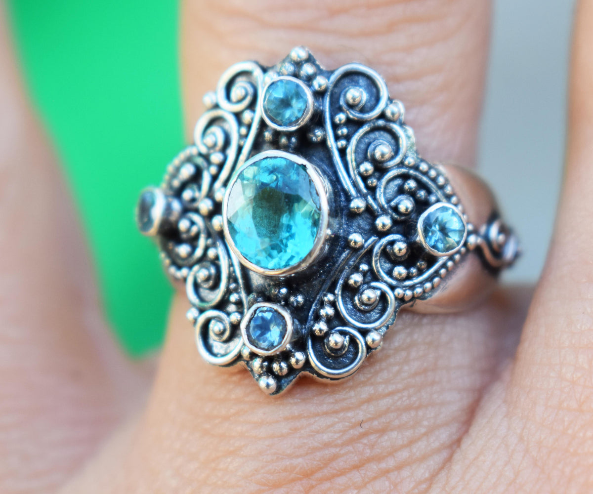 Anillo Buterfly Apatita