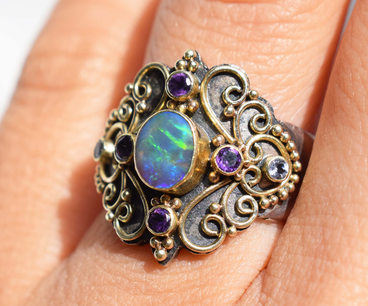 Anillo Buterfly Ópalo