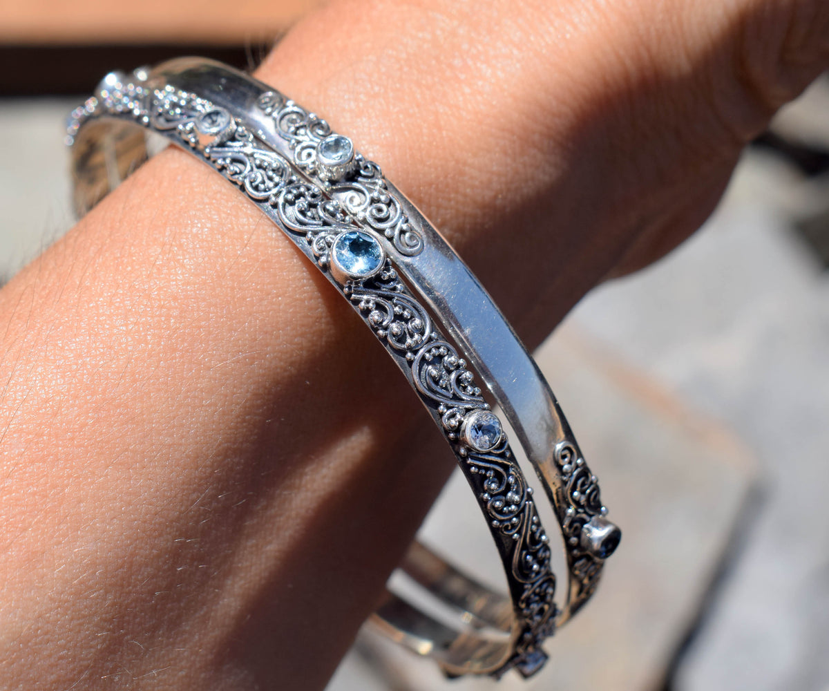 Pulsera Indian Kangan Topacio