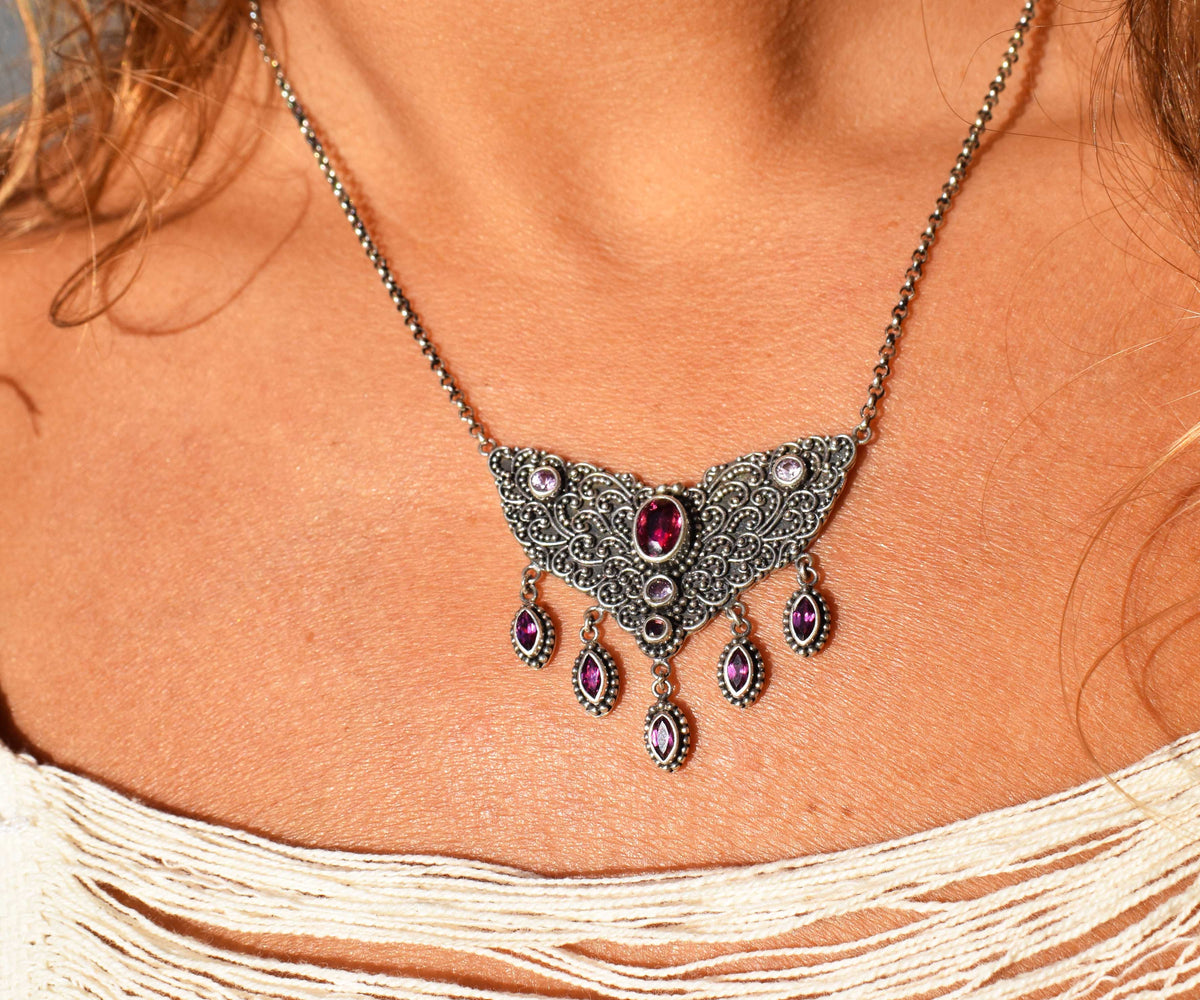 Collar Florecer Turmalina