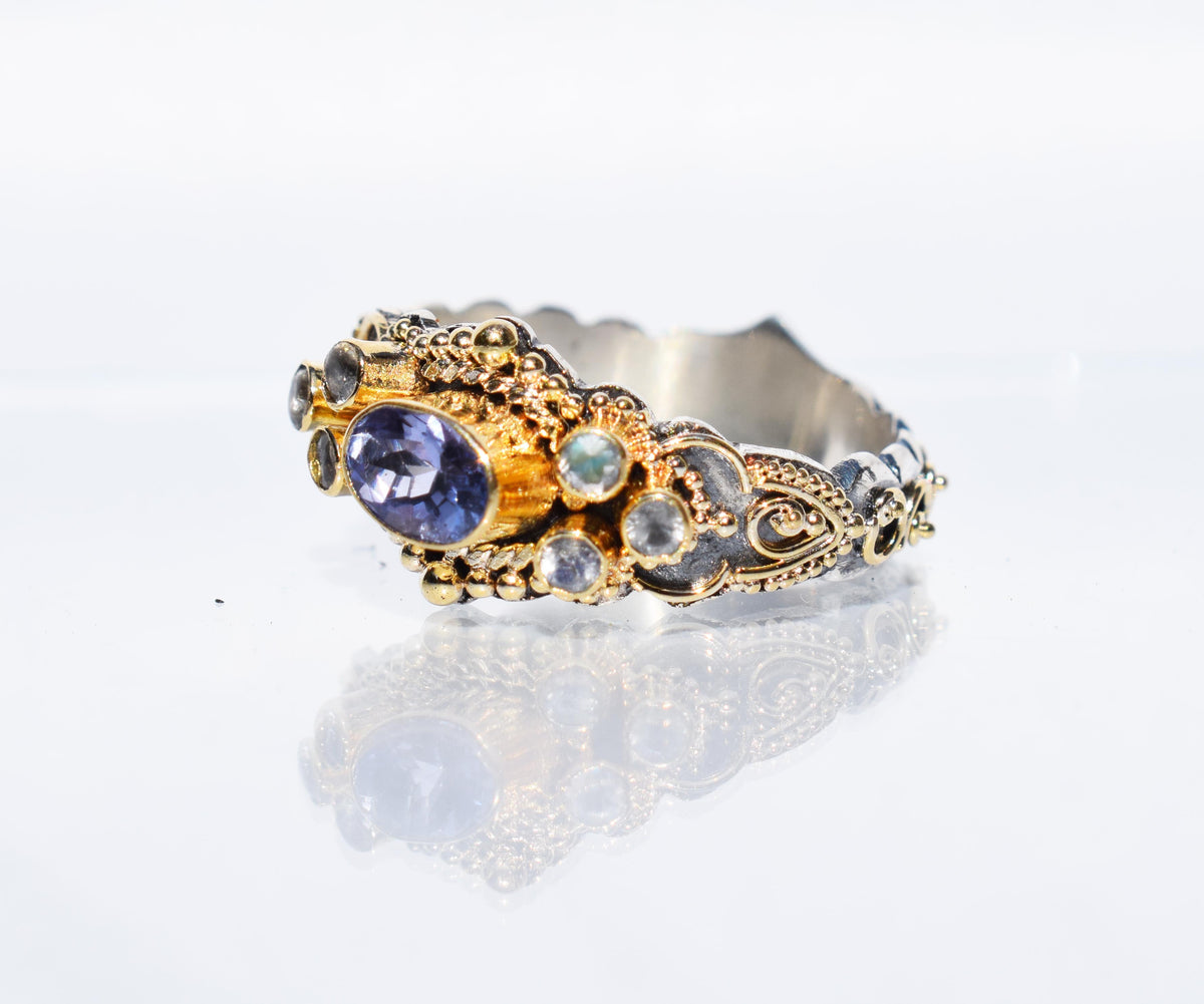 Anillo Azahara Tanzanita