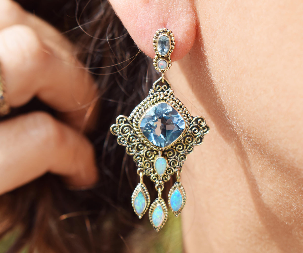 Aros El Cairo Topacio Opalo