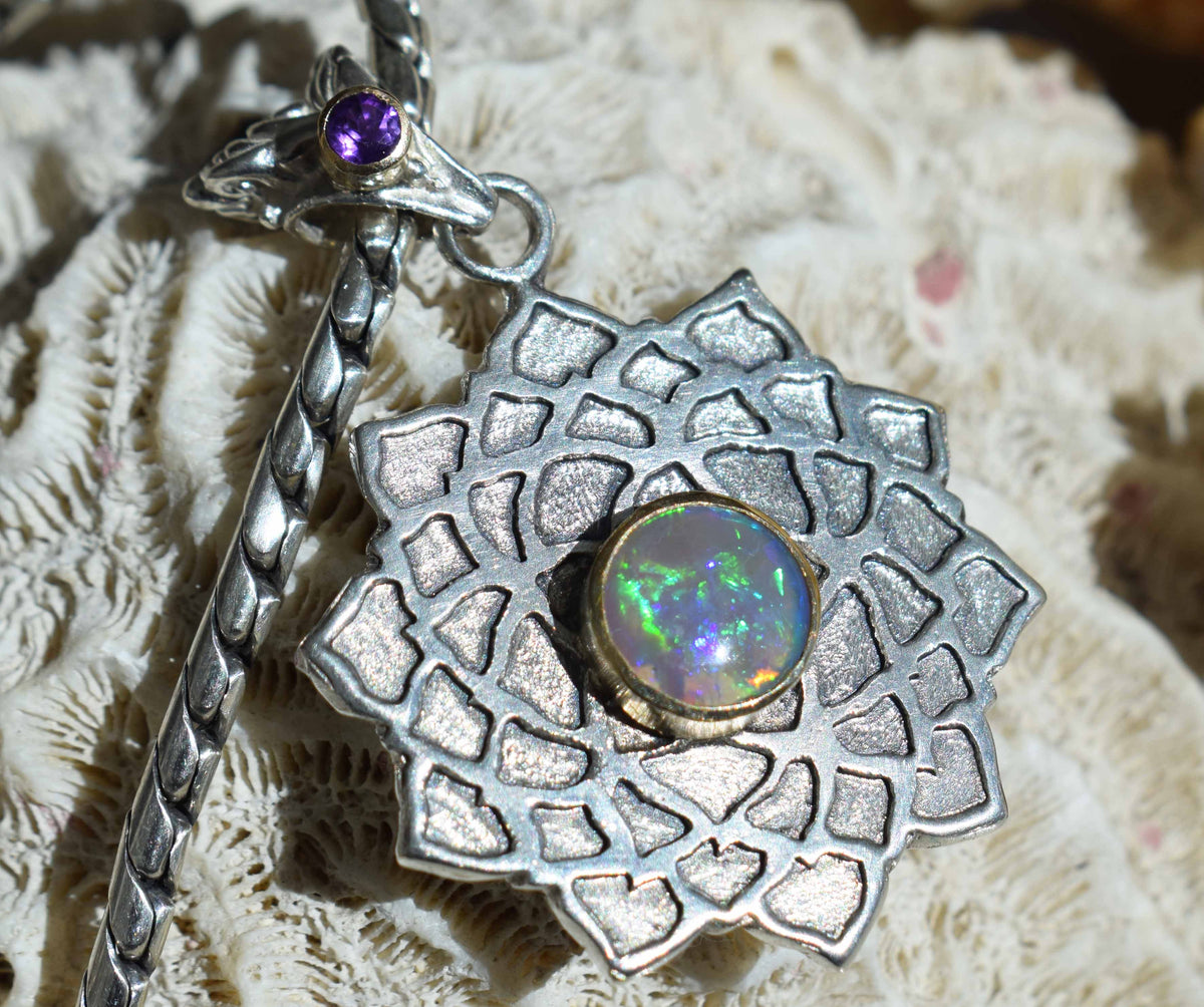 Colgante Sahasrara Ópalo