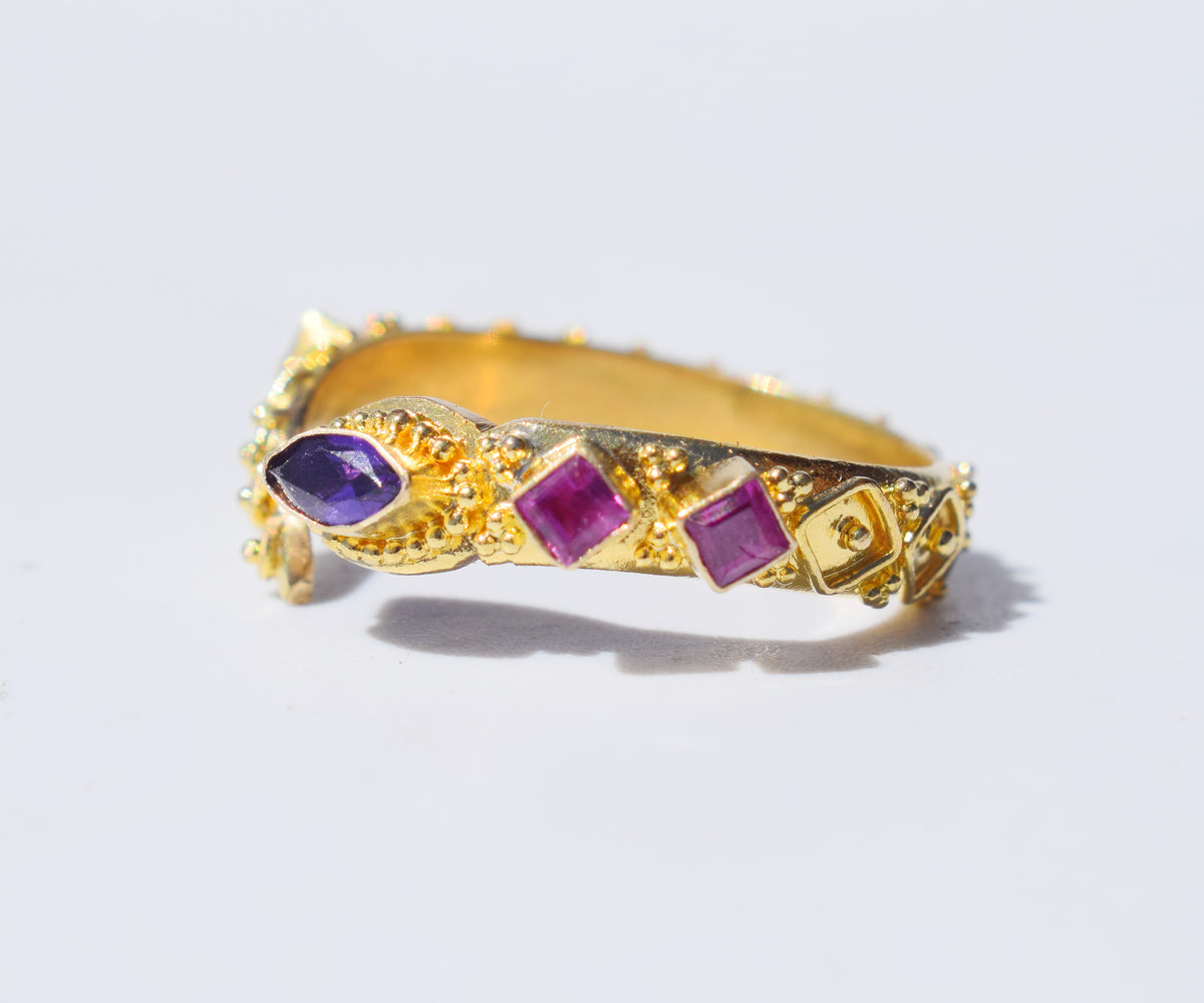 Kundalini Fusión Amatista Rubíes