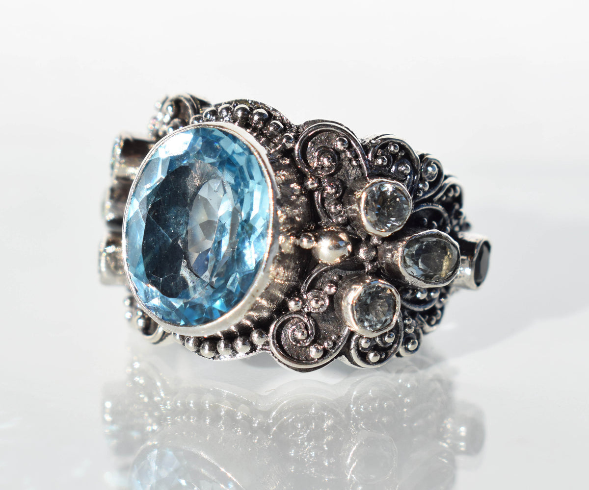 Anillo Sultan Topacio Edición Silver