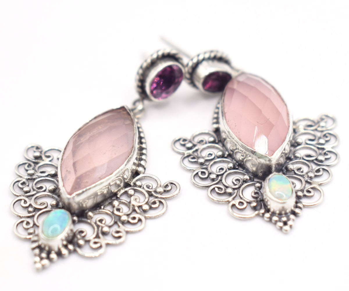 Aros Edén Cuarzo Rosado