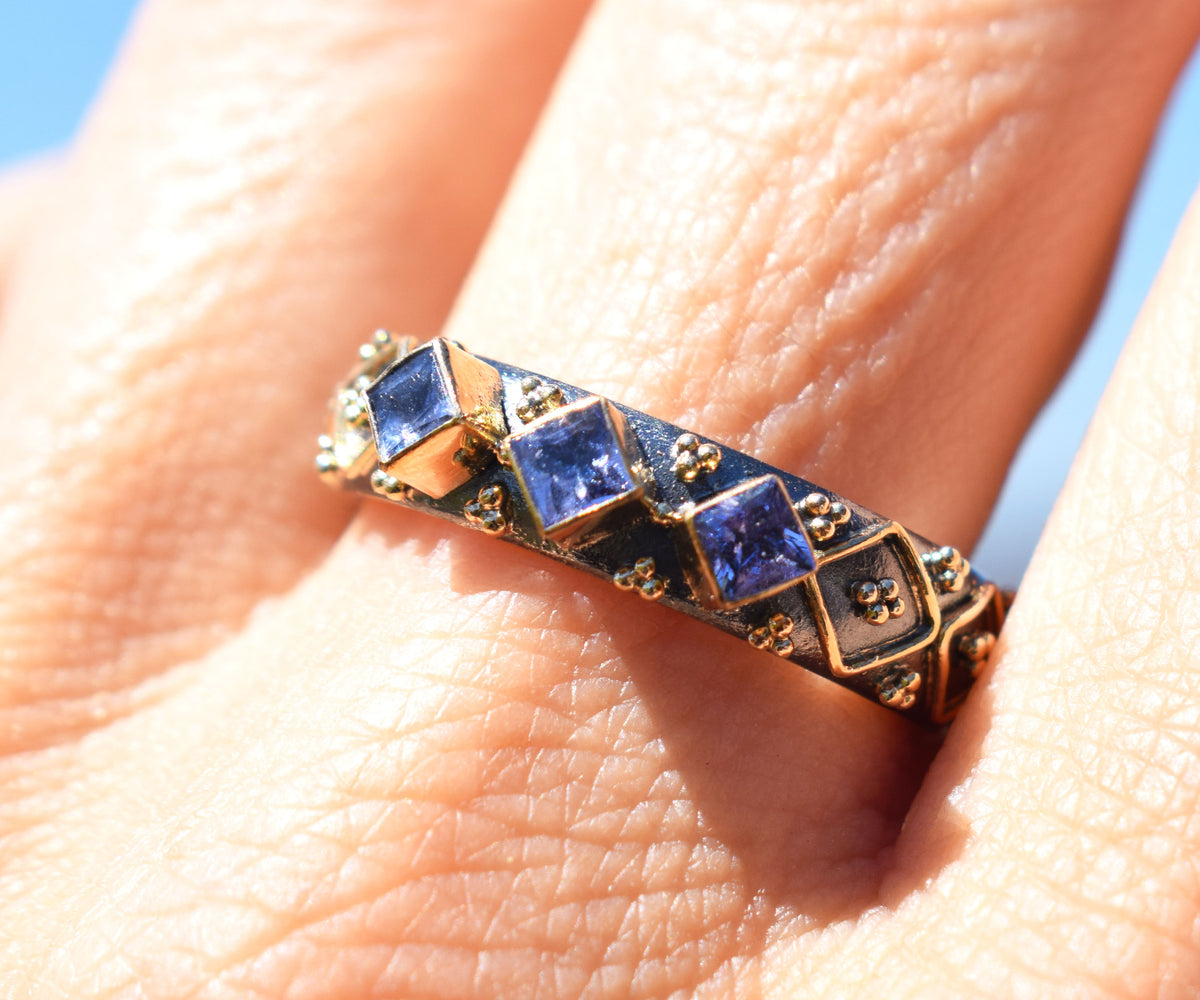 Anillo Princess Tanzanita