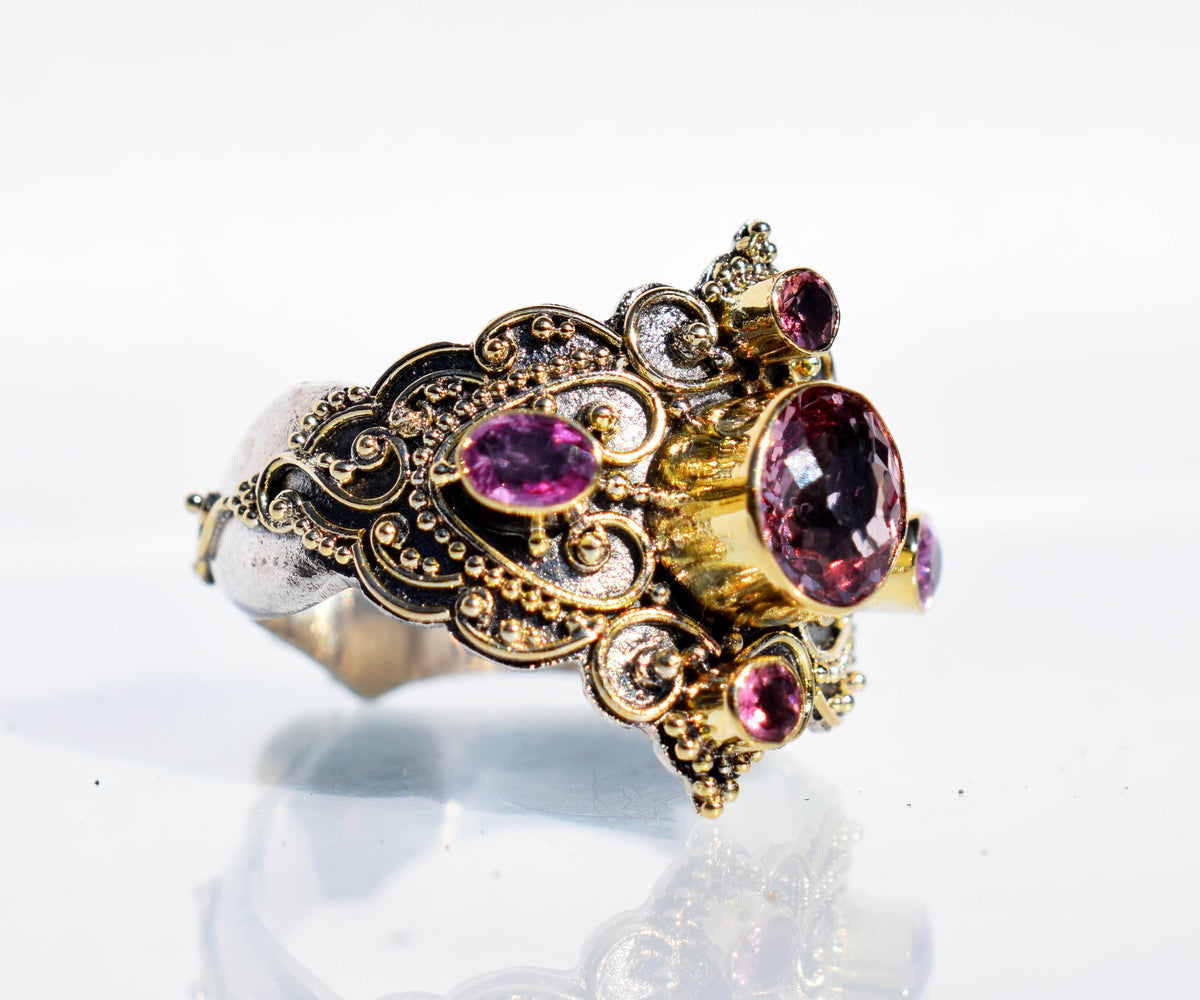 Anillo Kerala Malayan Garnet