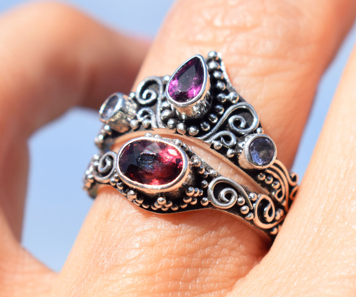 Anillo Dreams Rodolita