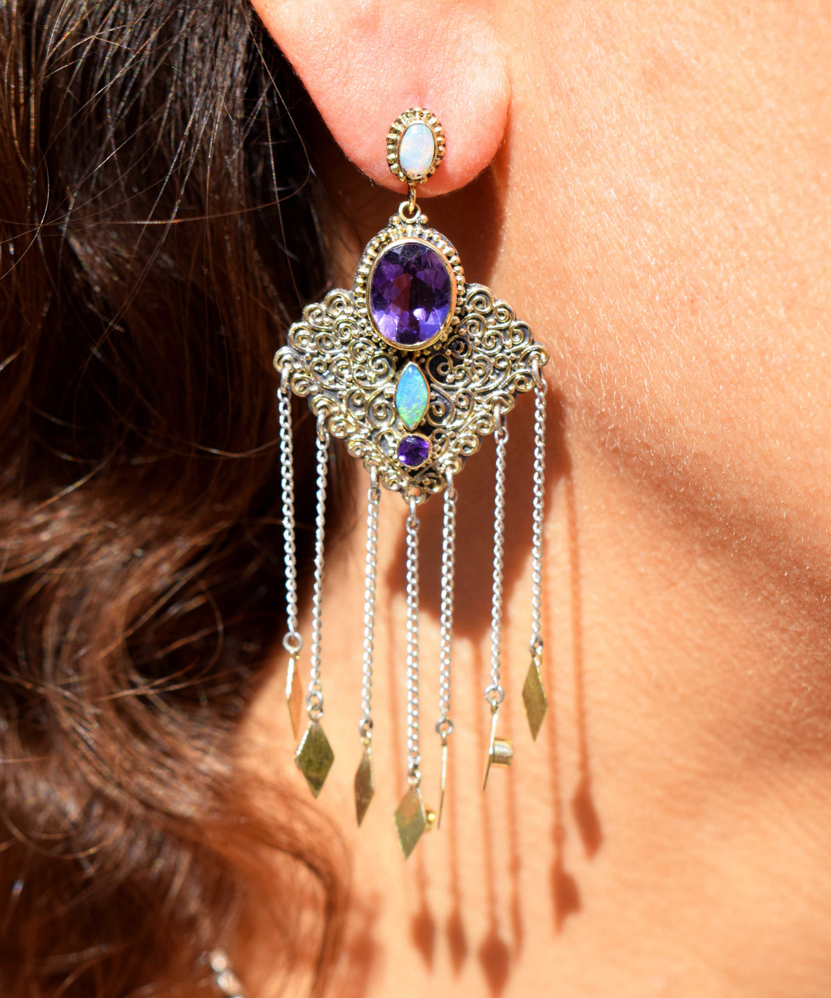 Aros Kalbelia Amatistas