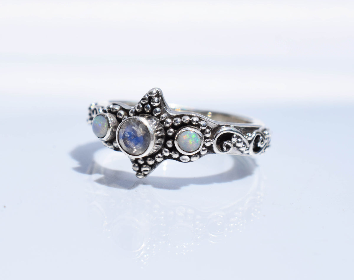 Anillo Roma Piedra Luna