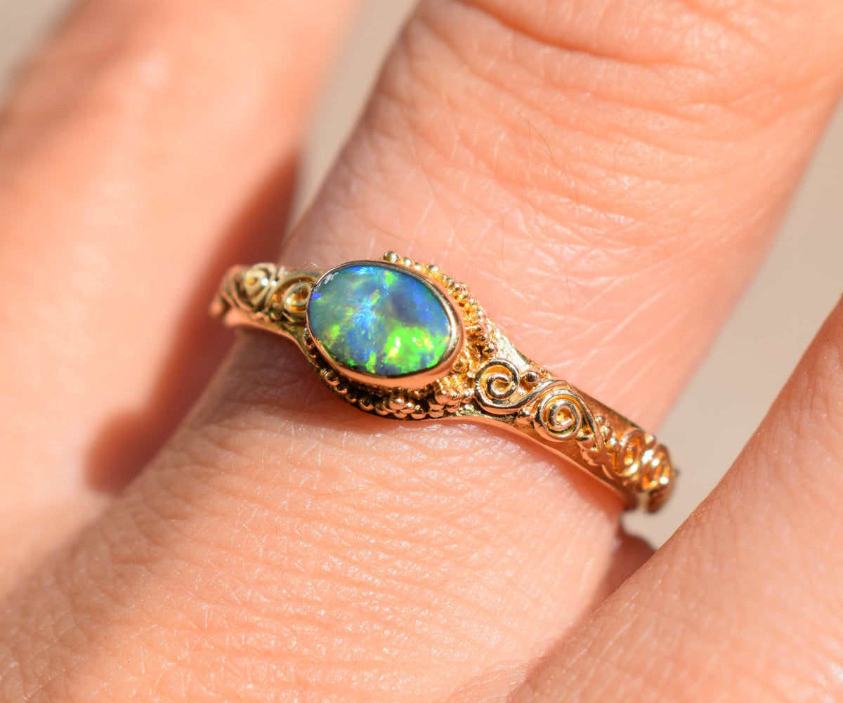 Anillo Dreams Gold  Opalo