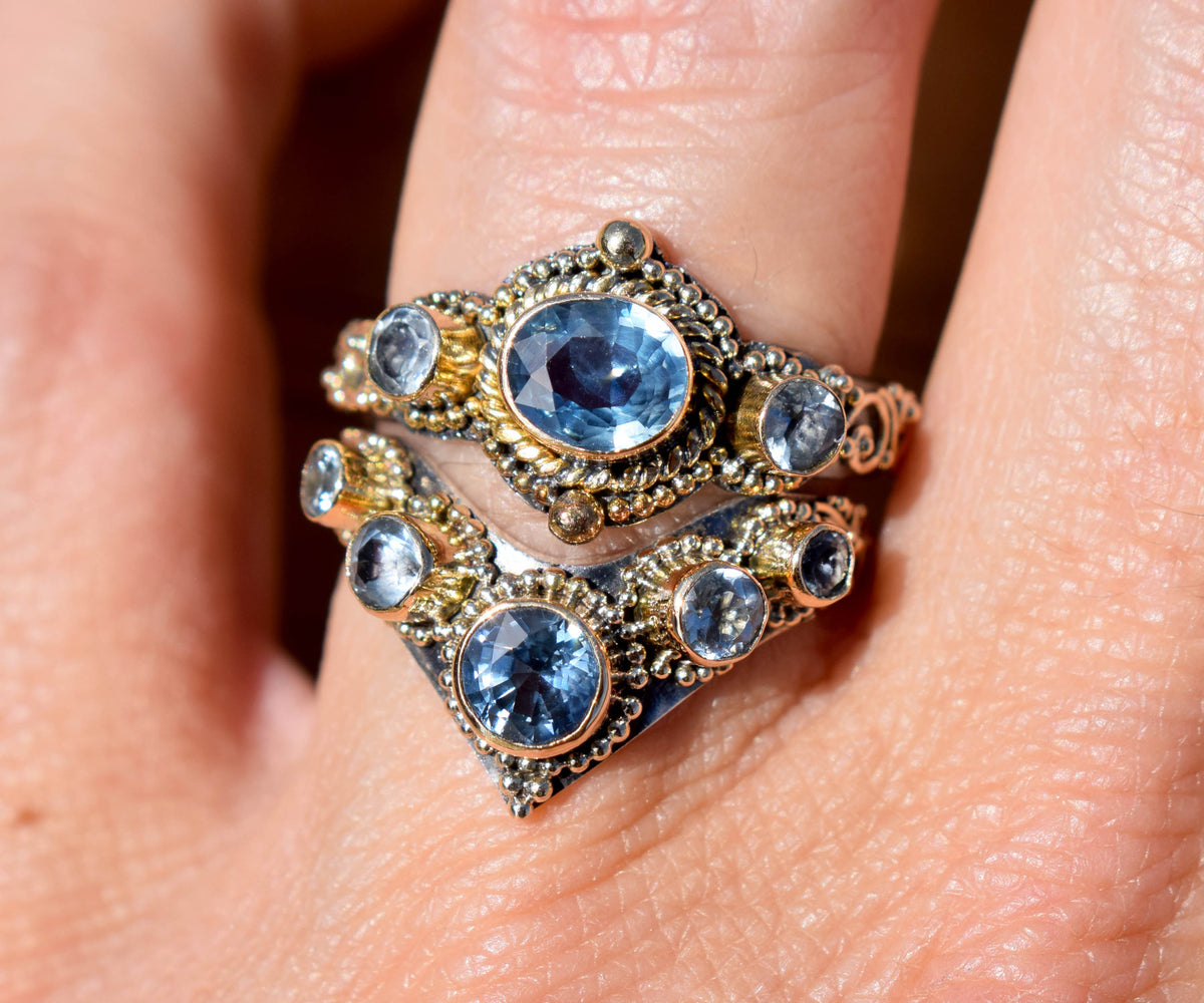 Anillo Fusión Queen Zafiro