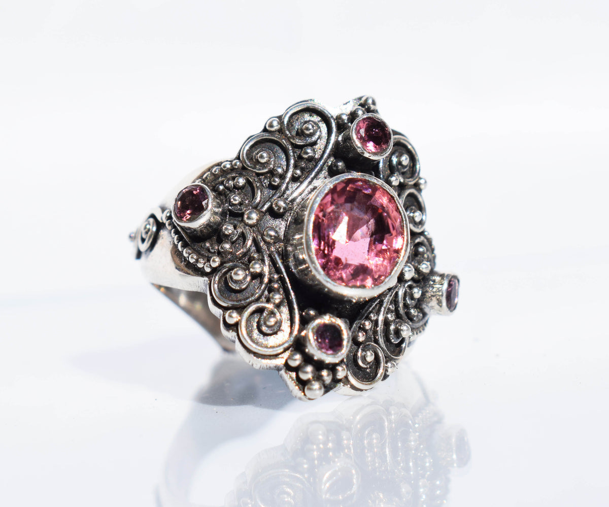 Anillo Buterfly Turmalina