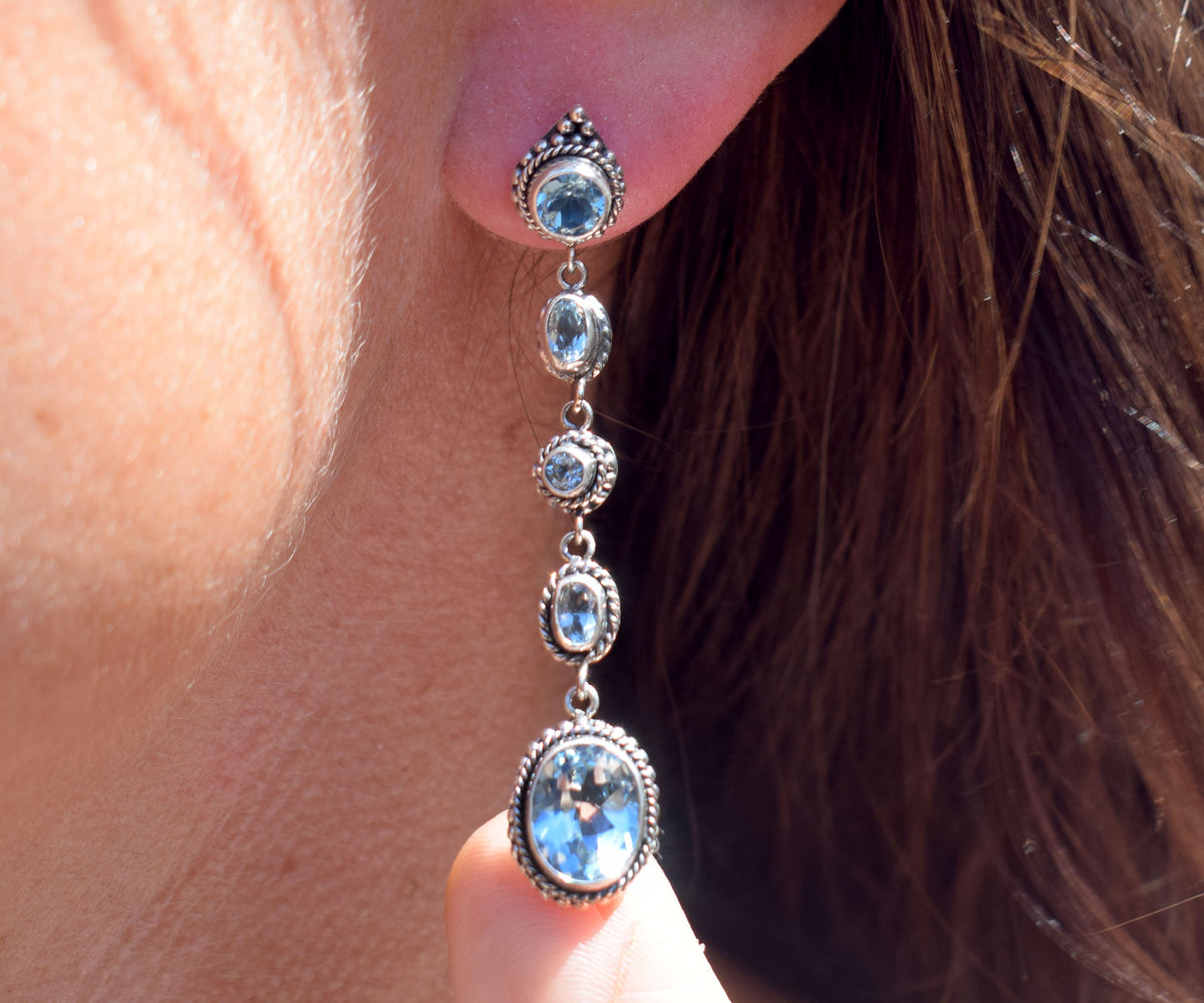 Aros Cascada Topacios