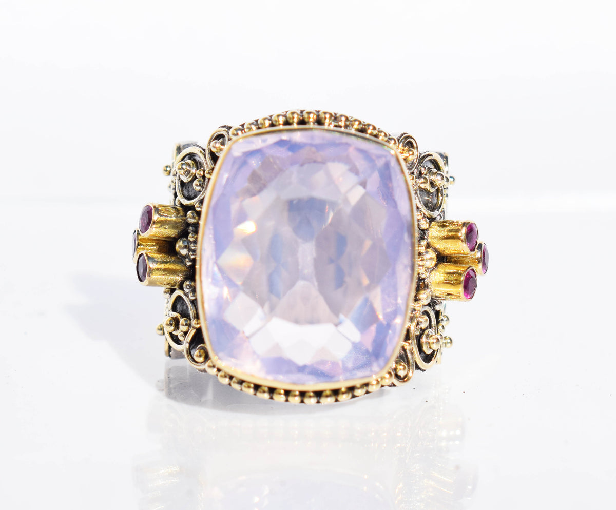 Anillo Kaya Amatista perla