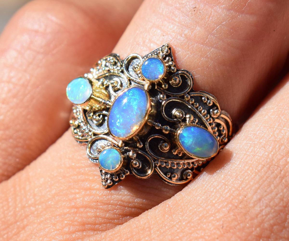 Anillo Kerala Opalos