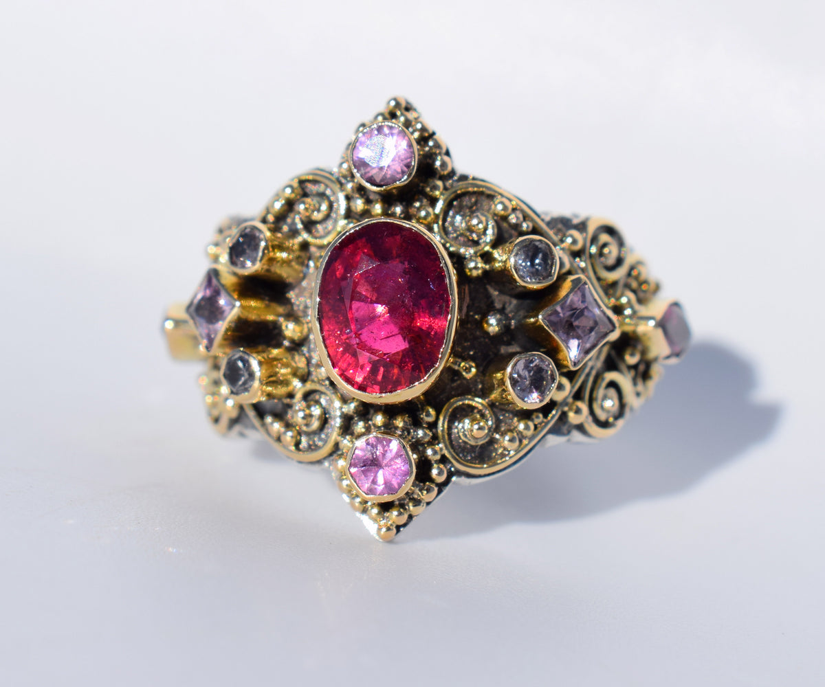 Anillo Arabic Dream Turmalina