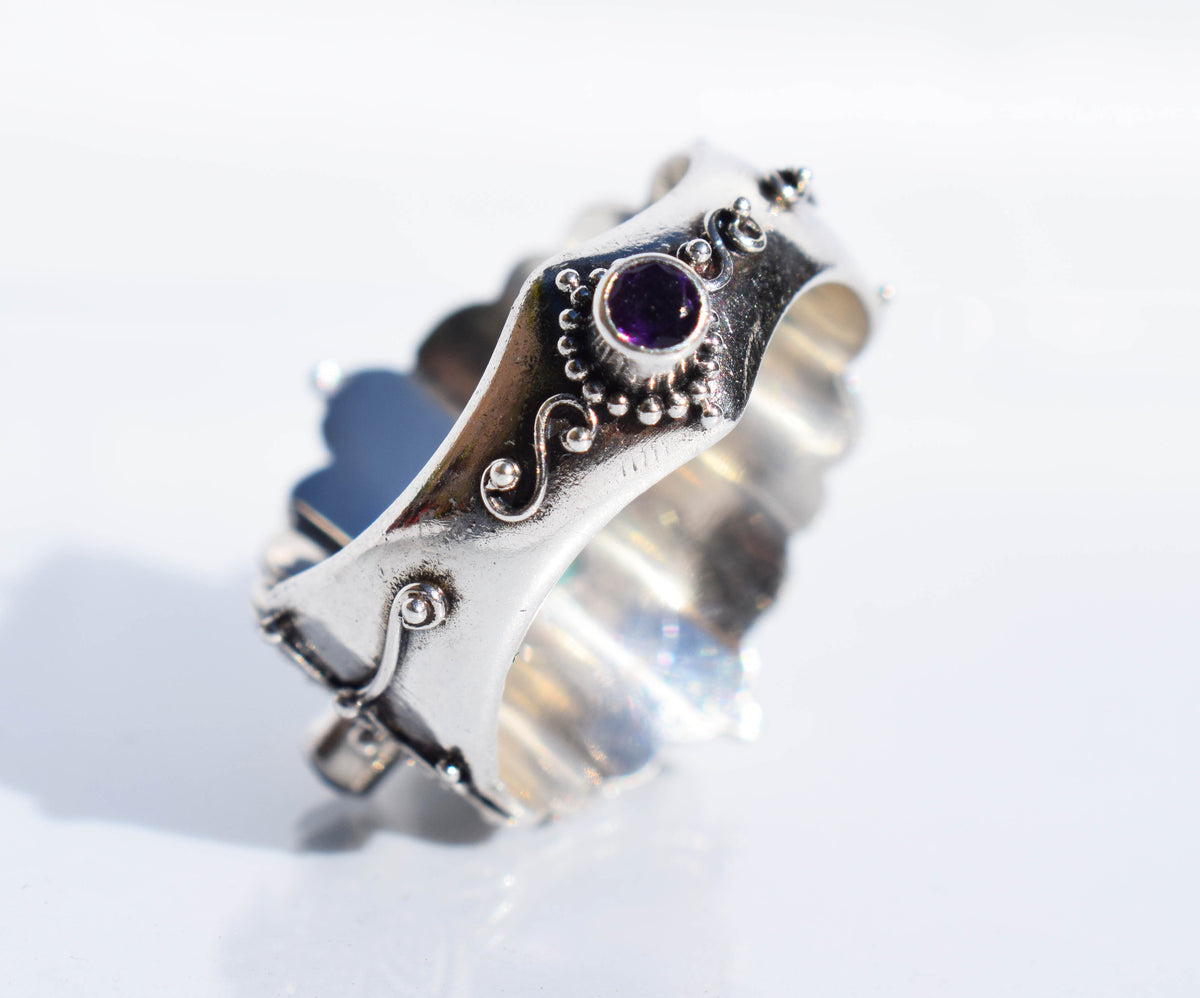 Anillo Lotus Esmeralda