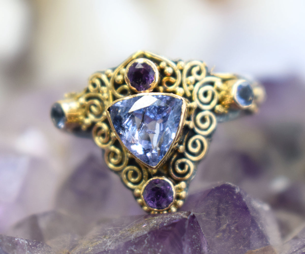 Anillo Totem Tanzanita