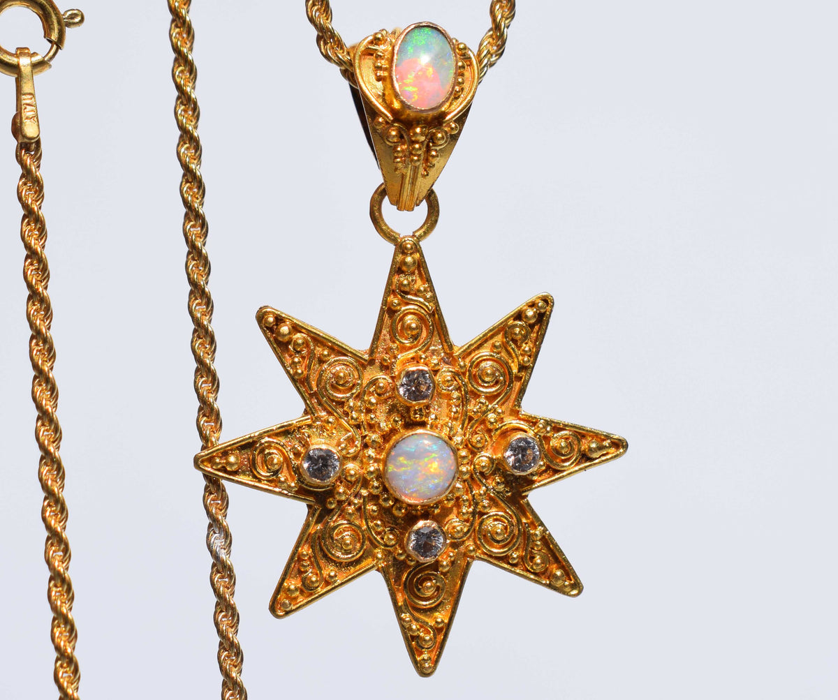 Colgante Venus Ópalo Topacios