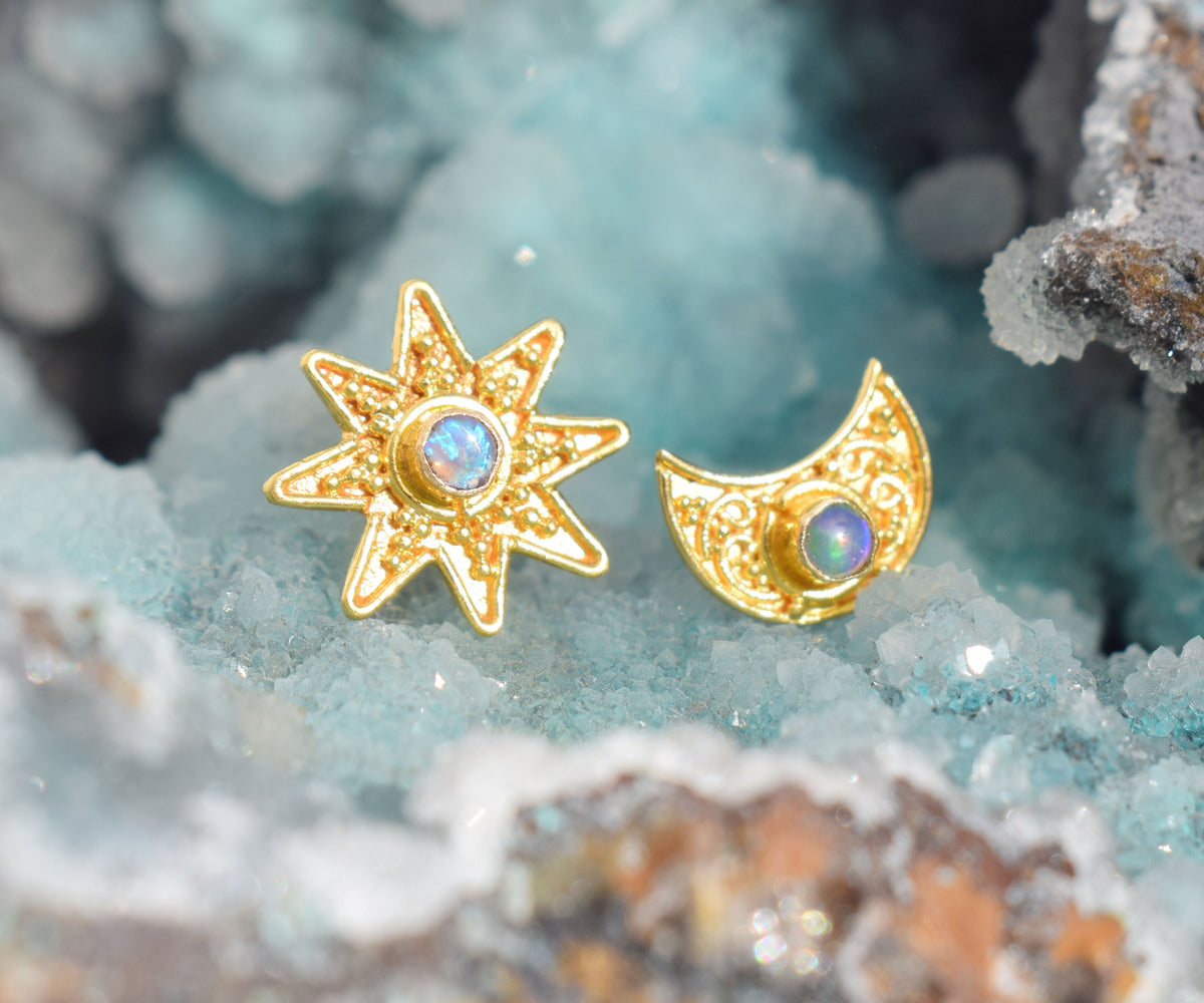 Aros Moon Star Gold Opalo