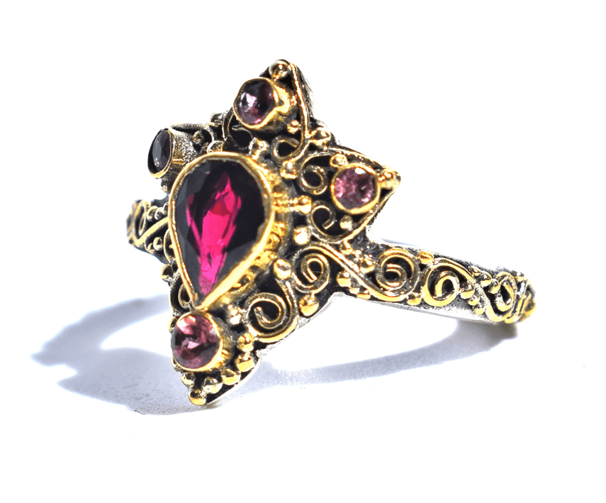 Anillo Cosmic Star Turmalina