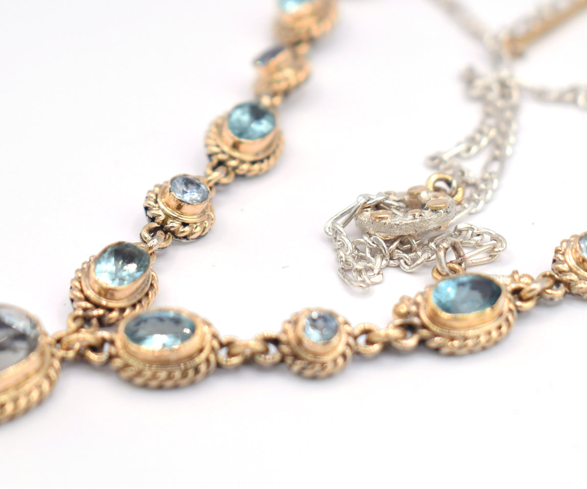 Collar Constelaciones Aguamarina