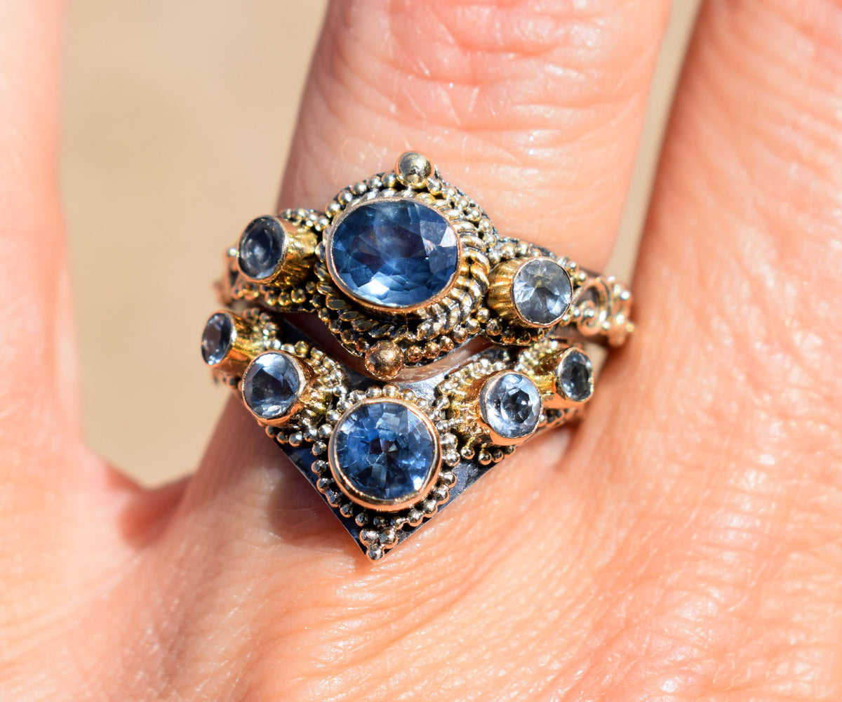 Anillo Fusión Queen Zafiro