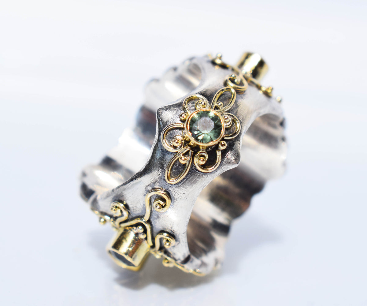 Anillo Atma Aguamarina