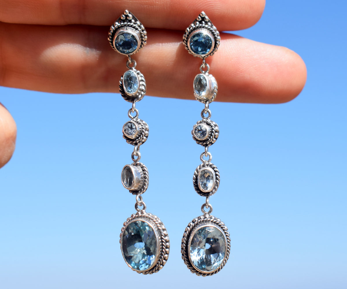 Aros Cascada Topacios