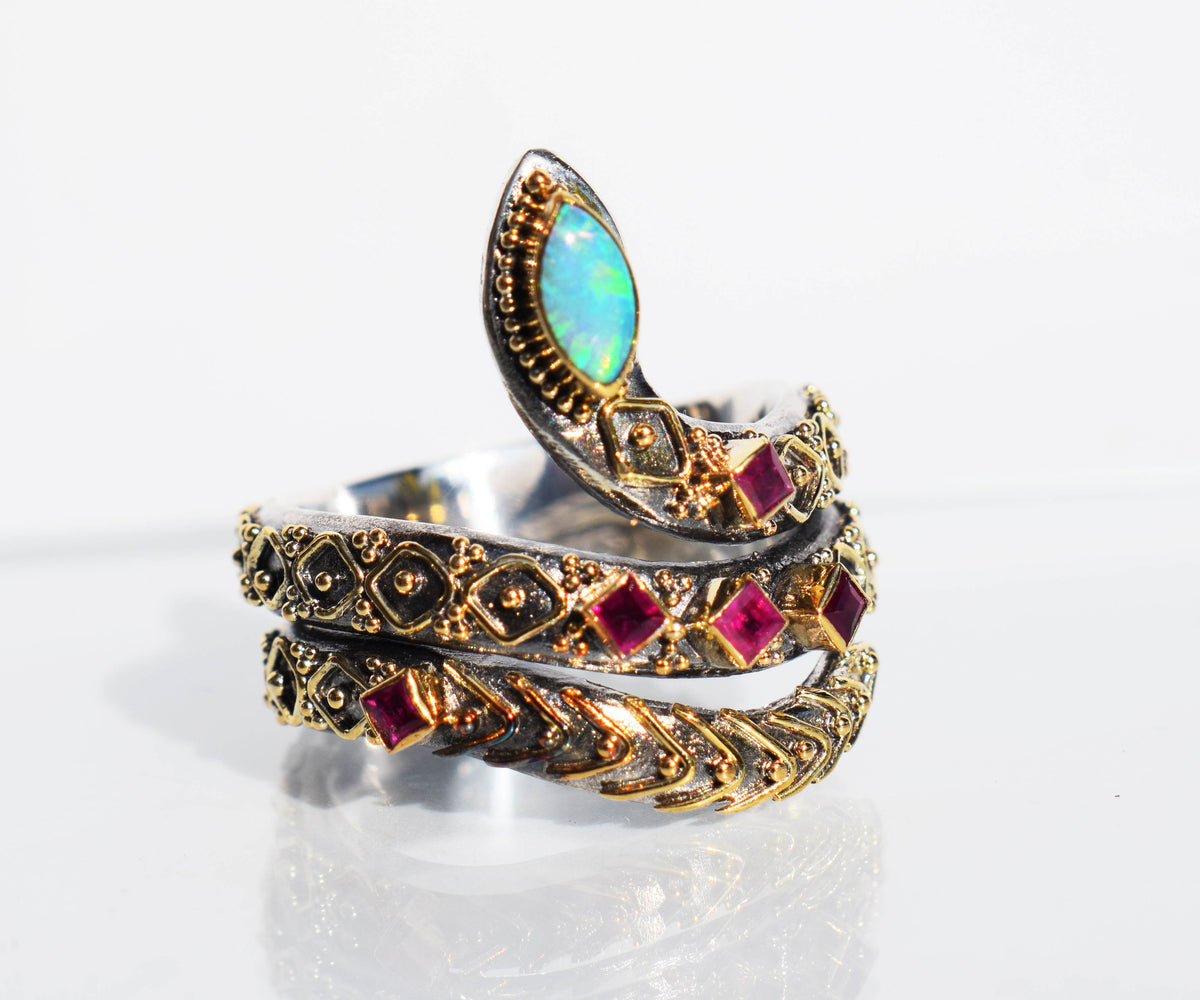 Anillo Kundalini Ópalo