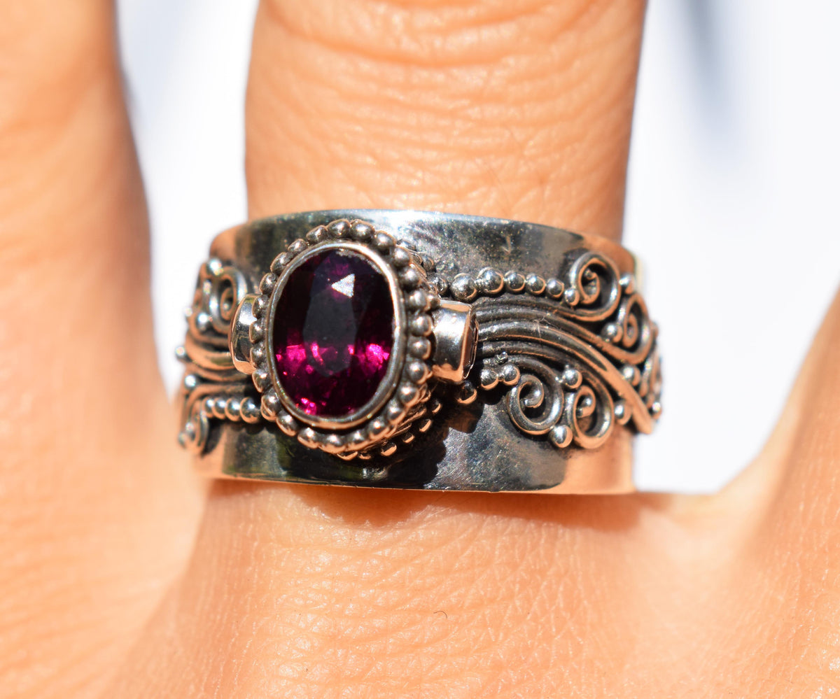 Anillo Kala Rodolita