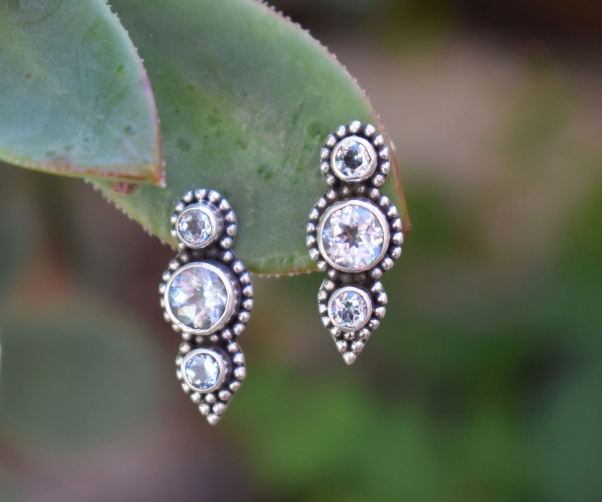 Aros Roma Aguamarinas