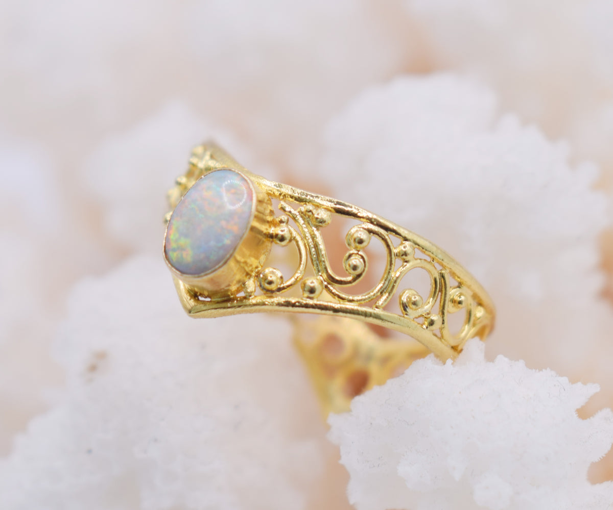 Anillo Calisto Ópalo