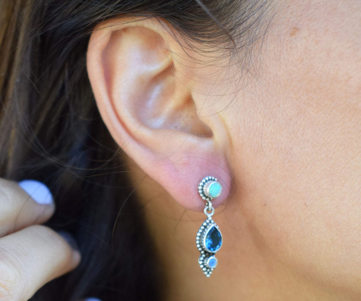 Aros Roma Topacio Ópalos