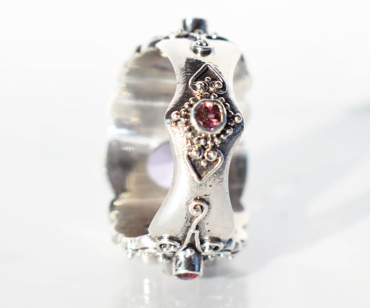 Anillo Sultan Amatista Edición Silver