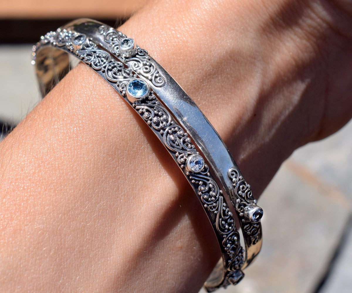 Pulsera Indian Kangan Topacio