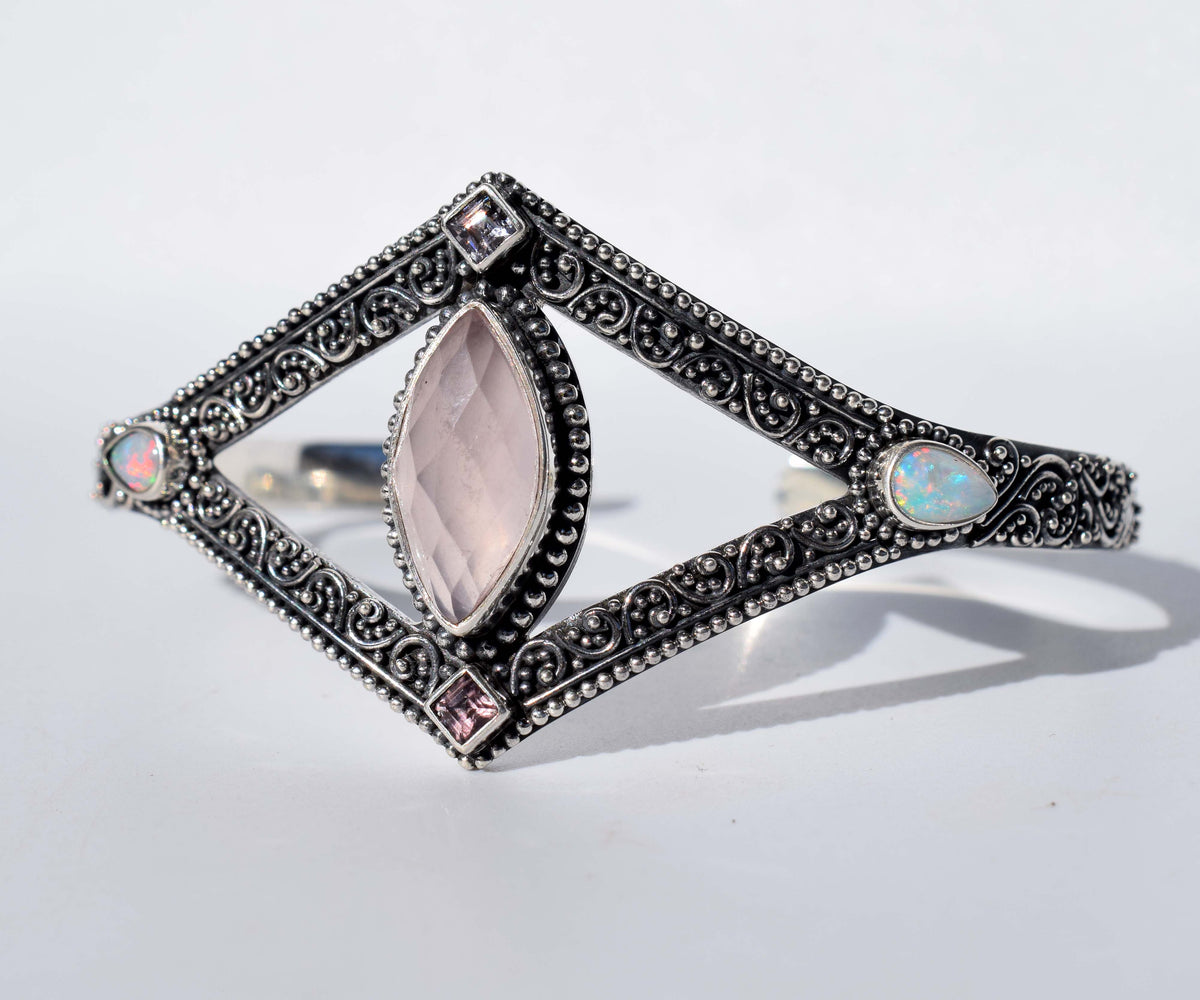 Pulsera Tantra Cuarzo rosa