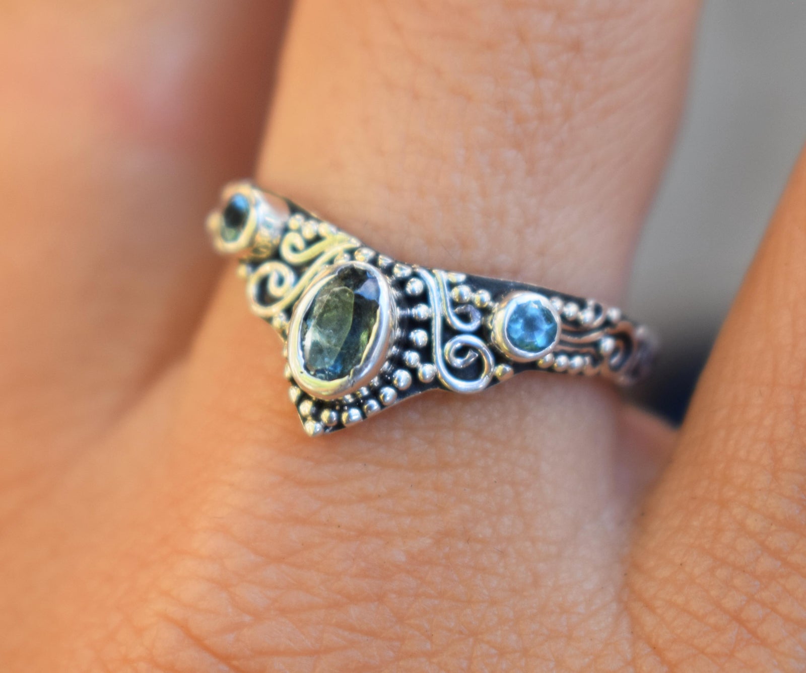 Anillo Fusión Topacio