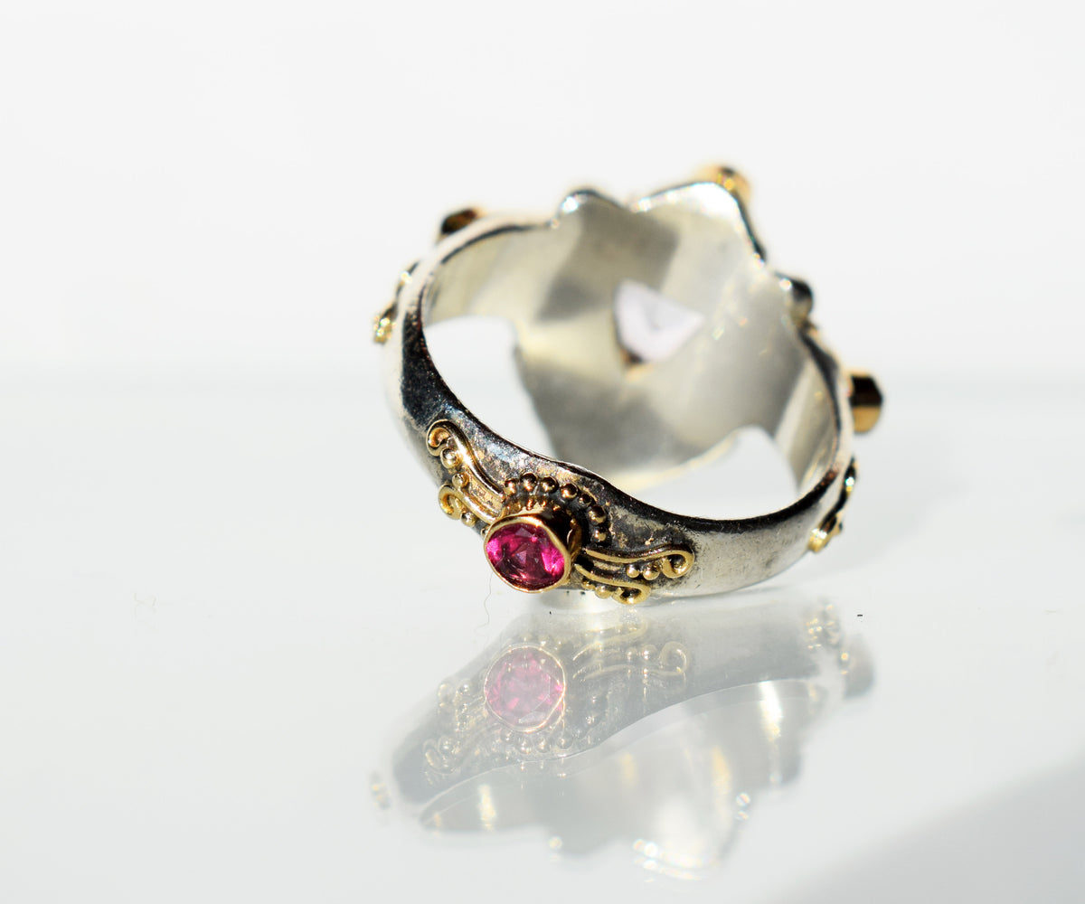 Anillo Totem Kunzita