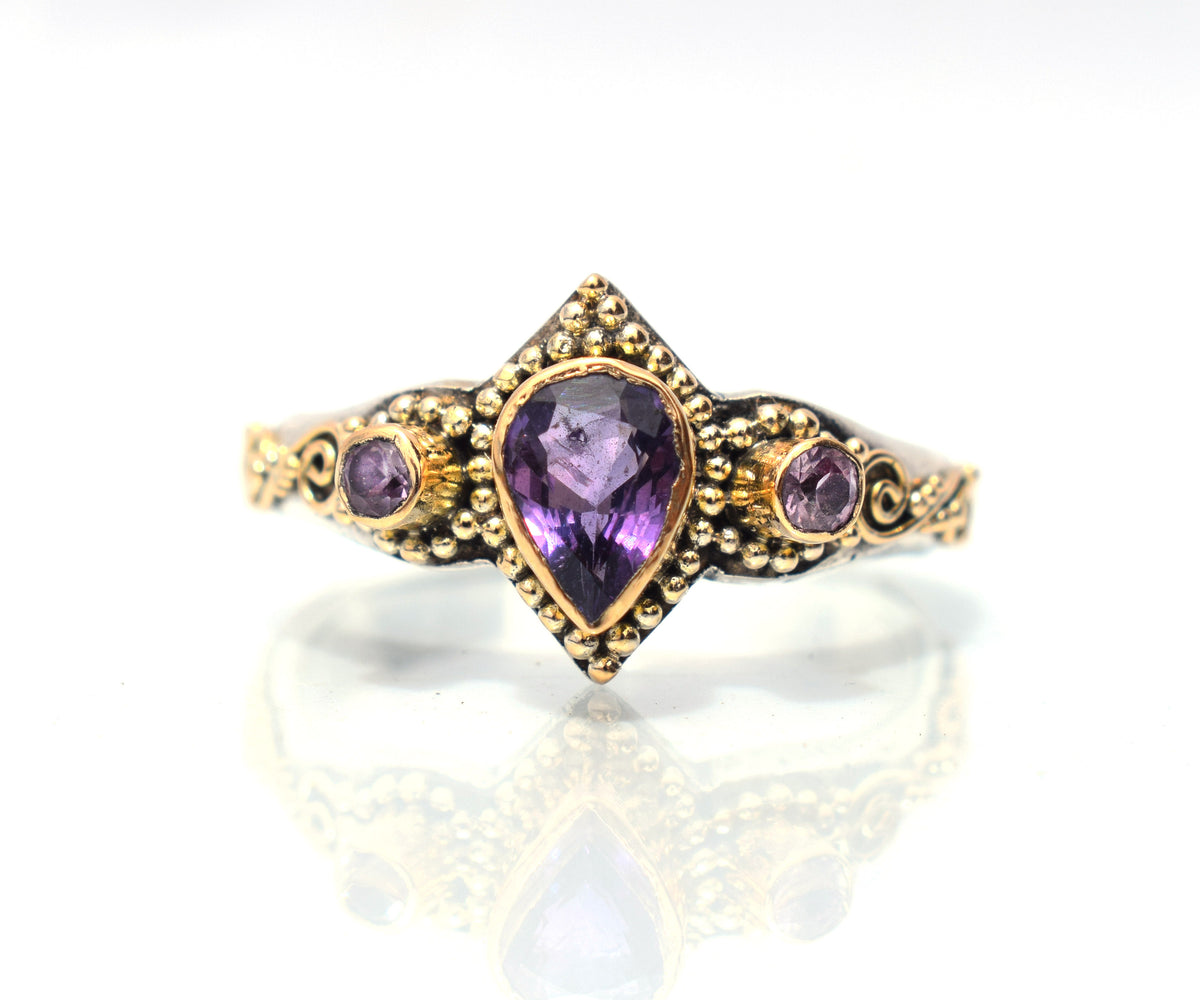 Anillo Roma Zafiro Purpura