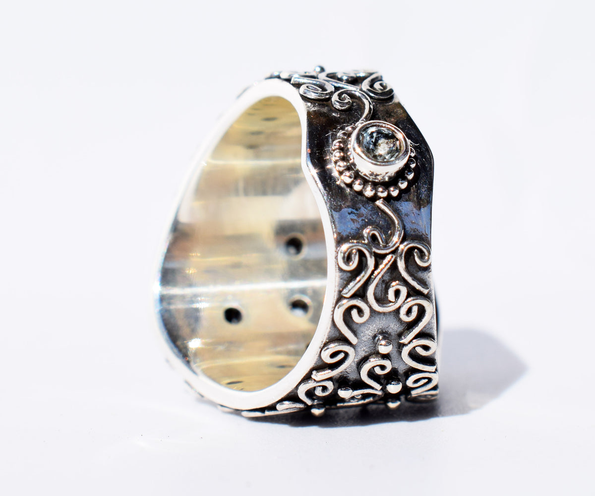 Anillo Venus Aguamarina