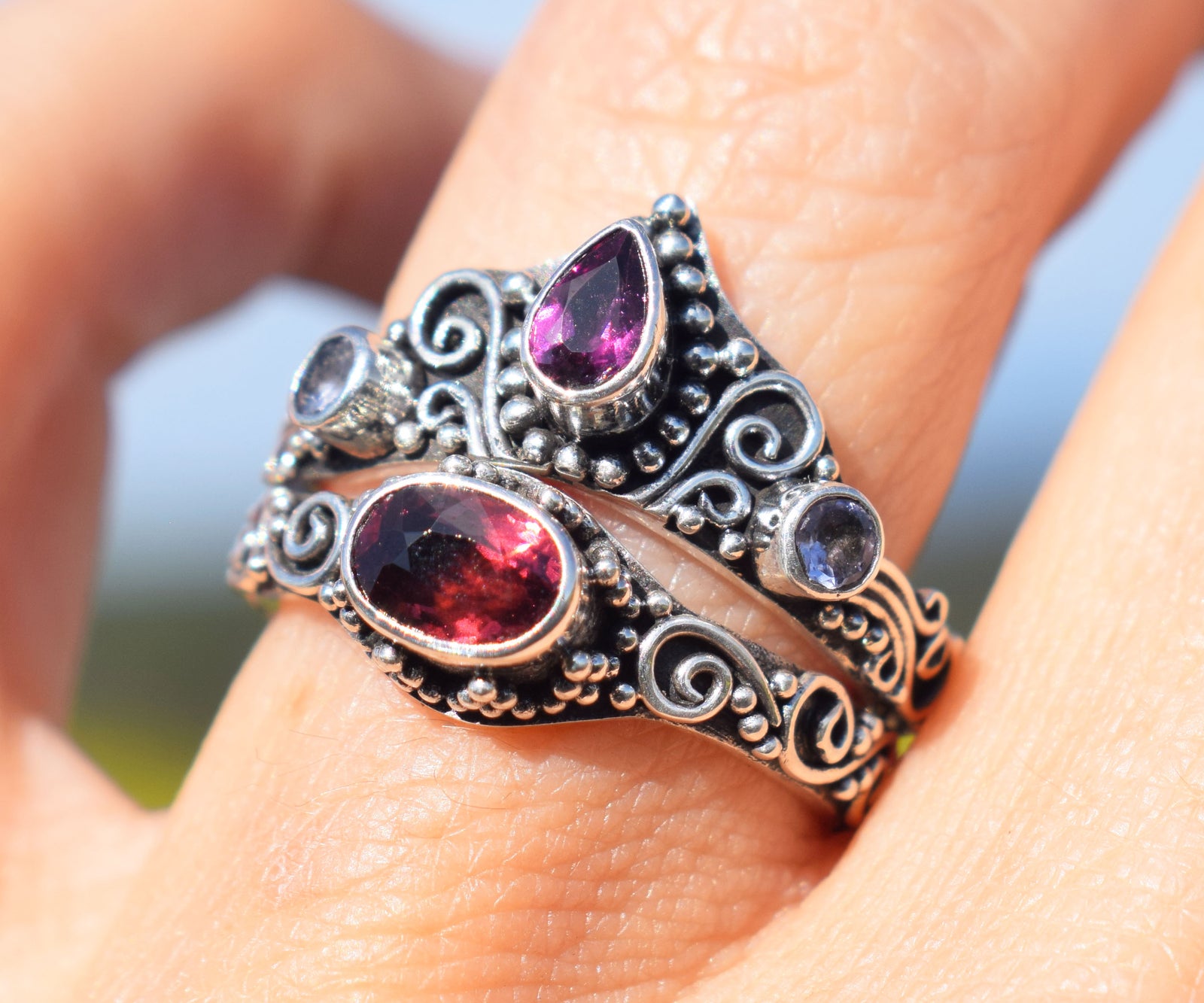 Anillo Dreams Rodolita