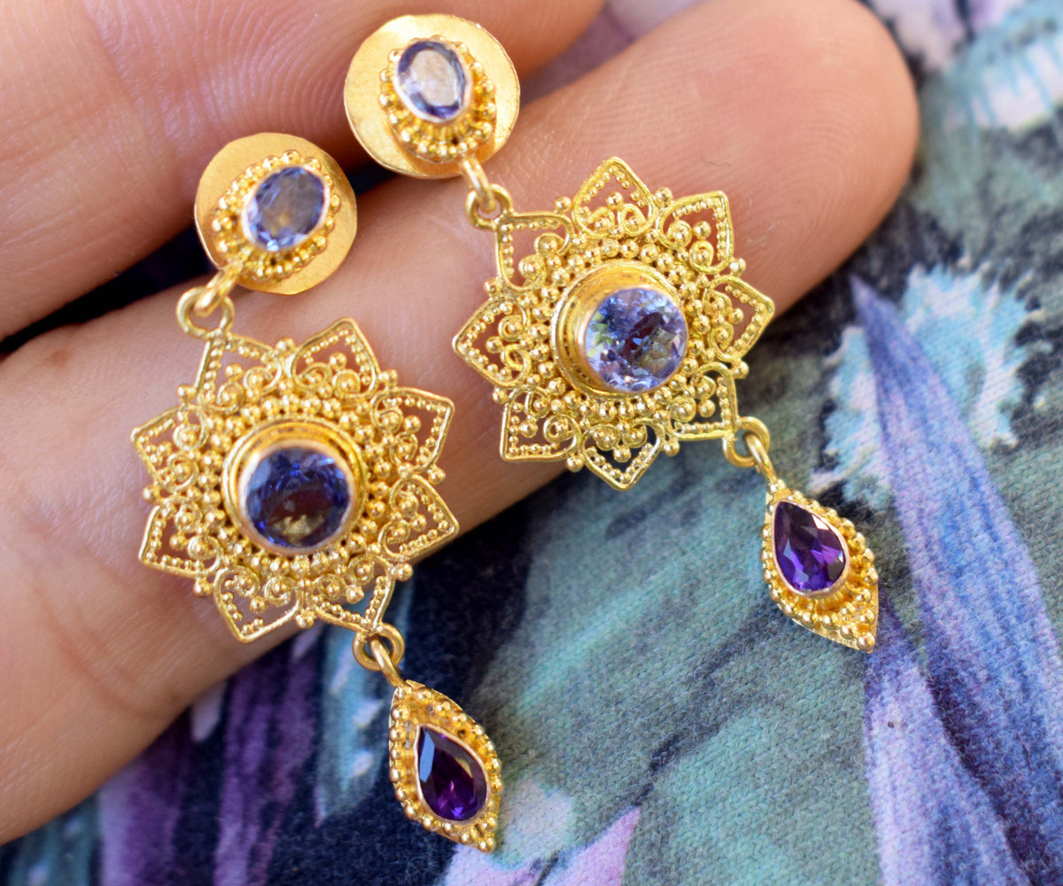 Aros Gold Mandala Tanzanitas