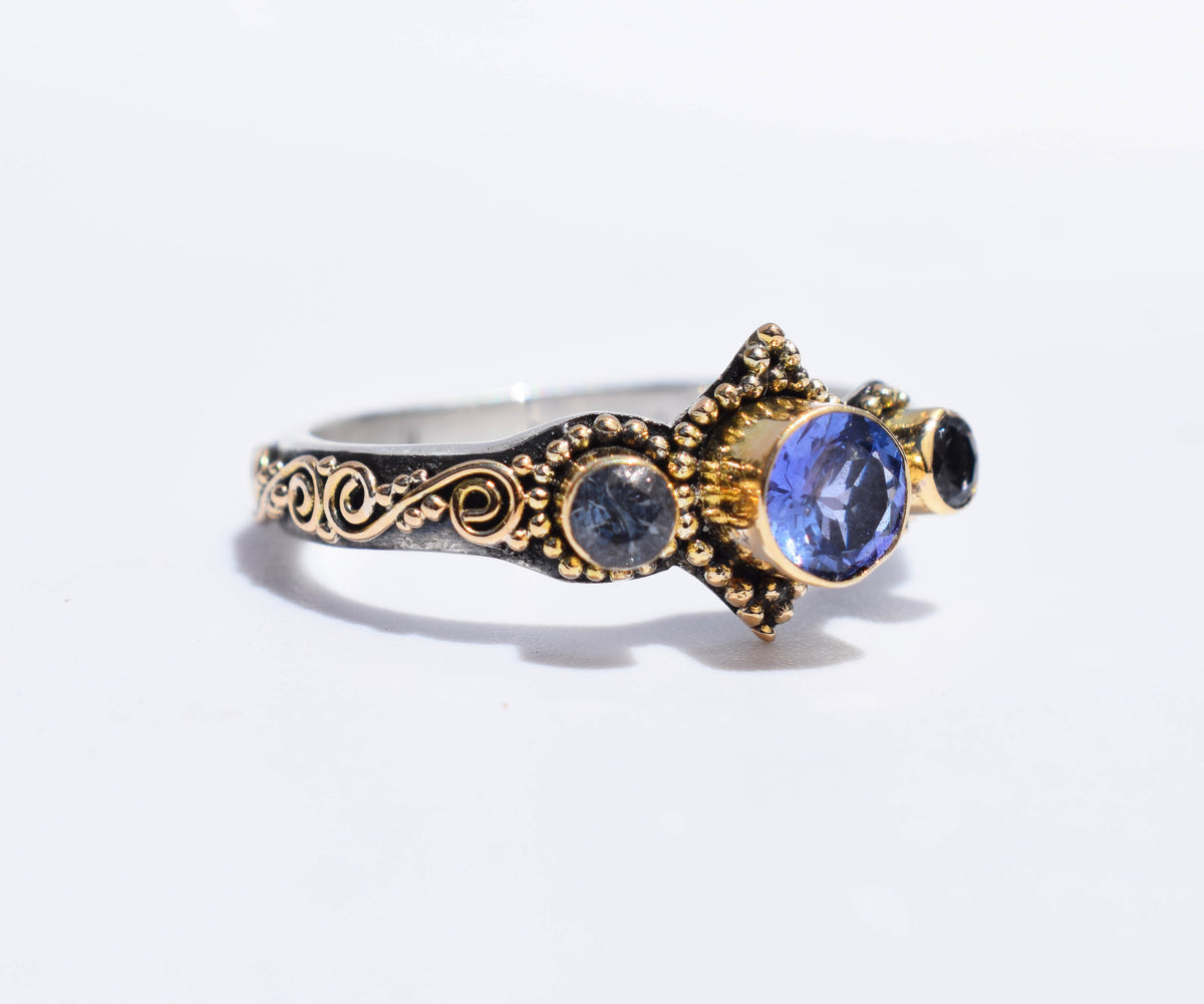 Anillo Roma Tanzanita